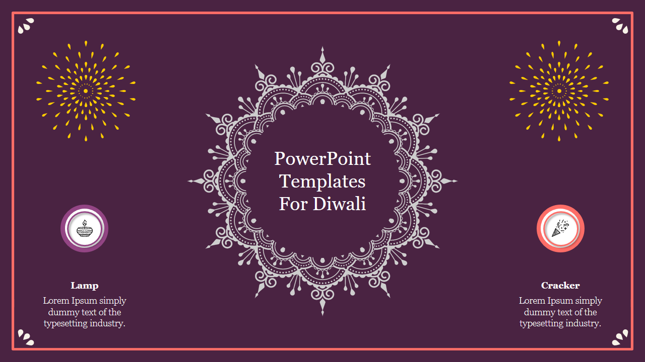 Free PowerPoint Templates For Diwali